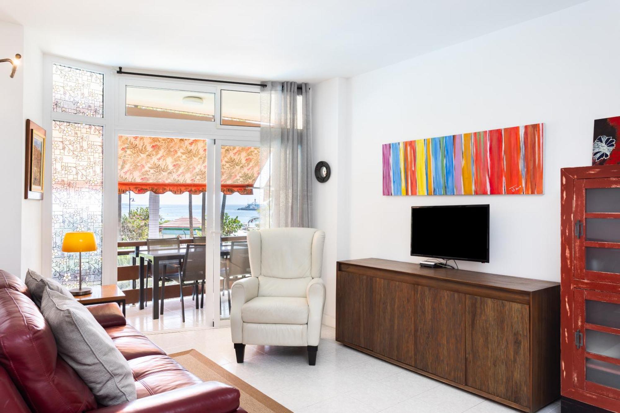 ארונה Classbnb - Seafront Apartment At Las Vistas Beach מראה חיצוני תמונה